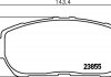 Колодки тормозные дисковые передние Lexus ES 3.0, 3.3 (01-06) (NP1024) NISSHINBO