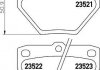 Колодки тормозные дисковые задние Toyota Yaris, Corolla 1.3, 1.4, 1.5, 1.6 (01-05) (NP1032) NISSHINBO