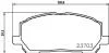 Колодки тормозные дисковые передние Lexus RX 300 3.0 (00-03) (NP1041) NISSHINBO