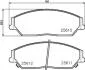 Колодки гальмові дискові передні Toyota Camry 2.0, 2.5 (11-)/BYD M6, S6 2.0, 2.4 (10-) (NP1052) NISSHINBO