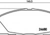 Колодки тормозные дисковые передние Toyota Hiace 2.5, 2.7, 3.0 (05-) (NP1059) NISSHINBO