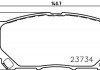 Колодки тормозные дисковые передние Lexus RX 270 ,350, 400h, 450h (08-)/Toyota Prius Hybrid 1.5 (03-09) (NP1062) NISSHINBO