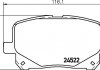 Колодки гальмові дискові передні Lexus RX 300(00-03)/Toyota Camry 2.4, 3.0 (01-06) (NP1065) NISSHINBO
