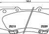 Колодки гальмові дискові передні Toyota Hilux 2.5, 3.0, 4.0 (07-) (NP1069) NISSHINBO