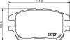 Колодки тормозные дисковые передние Lexus RX 300 (00-03) (NP1076) NISSHINBO