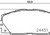 Колодки тормозные дисковые передние Toyota Corolla 1.8 (12-), Yaris 1.0, 1.3, 1.4 (05-) (NP1091) NISSHINBO