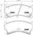 Колодки гальмові дискові передні Nissan Almera 1.4, 1.6 (95-00) (NP2007) NISSHINBO