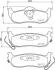 Колодки тормозные дисковые задние Infiniti QX56 5.6 (03-10) (NP2016) NISSHINBO