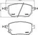Колодки тормозные дисковые передние Nissan Murano, Qashqai 2.5, 3.5 (07-) (NP2024) NISSHINBO