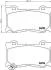 Колодки тормозные дисковые передние Infiniti FX37, QX70 3.7 (08-) Nisshinbo NP2031 (фото 1)