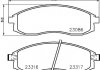 Колодки тормозные дисковые передние Nissan Maxima 2.5, 3.0/Mitsubishi L200 2.0, 2.4 (96-) (NP2037) NISSHINBO