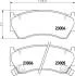 Колодки гальмові дискові передні Nissan Almera 1.4, 1.6, 2.0 (95-00) (NP2043) NISSHINBO