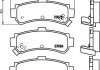 Колодки тормозные дисковые задние Nissan Almera 1.4, 1.6, 2.0 (95-00) (NP2064) NISSHINBO
