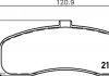 Колодки тормозные дисковые передние Nissan Micra II 1.0, 1.3, 1.5 (92-03) (NP2067) NISSHINBO