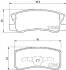 Колодки тормозные дисковые задние Mitsubishi ASX 1.8, 2.0 (10-), Pajero 3.2, 3.8 (07-) Nisshinbo NP3004 (фото 1)
