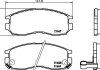 Колодки тормозные дисковые передние Mitsubishi Galant VI 1.8, 2.0, 2.5 (96-04) (NP3017) NISSHINBO