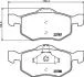 Колодки тормозные дисковые передние Mazda Tribute 2.0, 3.0 (06-08)/Ford KA 1.2, 1.3 (08-) (NP5028) NISSHINBO