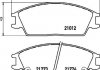 Колодки тормозные дисковые передние Hyundai Accent 1.3, 1.5 (94-00) (NP6000) NISSHINBO