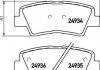 Колодки тормозные дисковые задние Hyundai Elantra 1.6, 2.0 (15-),Tucson 2.0 (04-10)/Ssang Yong Actyon, Korando 2.0 (12-) (NP6022) NISSHINBO