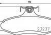 Колодки тормозные дисковые задние Daewoo Nubira, Leganza 1.6, 2.0 (97-02) (NP6060) NISSHINBO