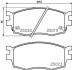 Тормозные колодки HYUDNAI/KIA Accent/i20/Rio &#039;&#039;F&#039;&#039;05-11 PR2 Nisshinbo NP6084 (фото 1)