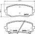 Колодки тормозные дисковые передние Hyundai i10, i20/Kia Picanto 1.0, 1.1, 1.2 (04-) (NP6085) NISSHINBO