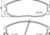 Колодки гальмові дискові передні Hyundai Santa Fe, H-1/Ssang Yong Actyon, Kyron, Rexton 2.0, 2.4, 2.7 (04-) (NP6109) NISSHINBO