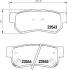 Гальмівні колодки HYUNDAI Sonata V \&#039;\&#039;2,0-3,3 \&#039;\&#039;04-10 Nisshinbo ="NP6116" (фото 1)