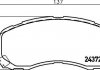 Колодки гальмові дискові передні Subaru Impreza, Forester, Lagacy 1.6, 2.0 (02-) (NP7007) NISSHINBO