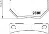 Колодки гальмівні дискові задні Subaru Impreza 2.0, 2.5 (00-07) (NP7011) NISSHINBO
