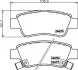 Колодки гальмівні дискові задні Honda CR-V III 2.0, 2.2, 2.4 (06-) Nisshinbo NP8014 (фото 1)