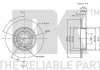 Гальмівний диск зад. Skoda Fabia 1.2-1.9 -10, Octavia 97-10, Roomster// VW Bora, Golf IV,Polo NK 204761 (фото 3)