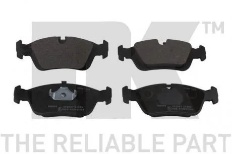 Фото к-кт перед. гальм. колодок Bmw 3(E36)/Z3 NK 221510 К-кт перед. гальм. колодок Bmw 3(E36)/Z3 NK 221510