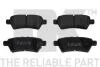 Тормозные колодки Nissan Navara/Pathfinder 2.5/4.0 05- NK 222265 (фото 1)