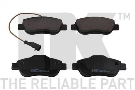 Колодки гальмівні передні Fiat 500 Ford Ka 1.2/1.3D 07.07- NK 222384