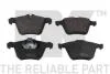 Тормозные колодки дисковые перед. Ford Galaxy 06-, Mondeo 07-,Volvo S80,V70 222570