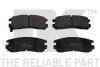 Тормозные колодки диск.. Mitsubishi L400/Montero/Pajero/Shogun/Sigma/Space Gear 1.8-3.0 87-05 223016