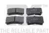 К-кт перед. тормозов. колодок. Mazda 323 IV/V 90-/Kia Rio 00- 223220