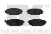 Тормозные колодки дисковые перед. Hyundai Galloper 98-/Kia Joice -03/Mitsubishi Pajero Sport 01- 223410