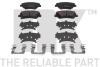 Гальмівні колодки диск. Hyundai i30, Kia Ceed,Rio III,Sorento II 1.1CRDi-2.4i 09- NK 223443 (фото 1)
