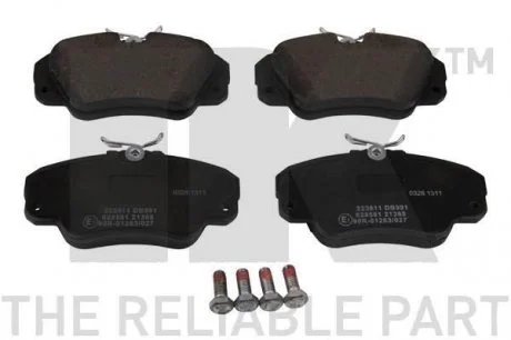 Тормозные колодки дисковые перед. Opel Omega/Senator/Omega/Carlton/Senator/Catera (87-03) NK 223611