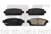 Тормозные колодки дисковые зад. (15&quot;&amp;16&quot;) Opel Astra J 1.3 CDTI 09-/Chevrolet Cruze 2.0 CDI 09- NK 223647 (фото 1)