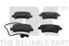 Тормозные колодки дисковые зад. Opel Movano B 10- /Nissan NV400 11- /Renault Master 10- NK 223648 (фото 1)