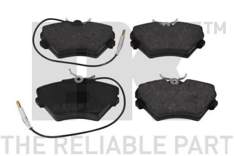 Фото 1 - гальмівні дискові колодки, комплект NK 223937 Гальмівні дискові колодки, комплект NK 223937 (фото 1)