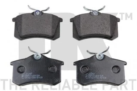 Гальмівні колодки дискові зад. Citroen/Peugeot/Renault/VAG (17mm) NK 223947
