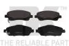 К-кт перед. тормозов. колодок Toyota Avensis 03- / Corolla Verso 04- NK 224562 (фото 1)