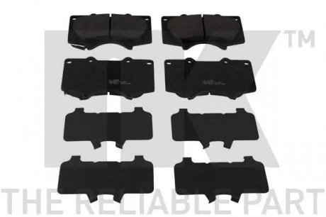 Гальмівні колодки дискові перед. Lexus GX/Mitsubishi Pajero IV/Toyota Land Cruiser 3.0-4.7 01- NK 224569