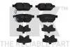 Тормозные колодки задние Toyota Corolla/Auris/Yaris 1.0i-2.2D 01.07- NK 224582 (фото 1)