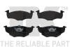 Колодки тормозные P VW Golf III/Vento 95&gt; NK 224733 (фото 1)