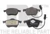 Тормозные колодки дисковые перед. Audi A6 1.8-2.8 97- VW Passat Skoda NK 224742 (фото 1)